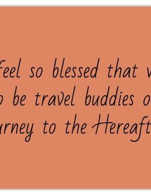 wenskaart  I feel so blessed….